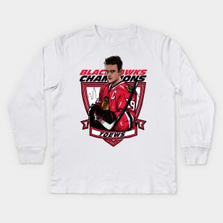 The Blackhawk Canadian Kids Long Sleeve T-Shirt